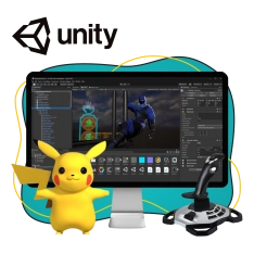 Мир игр на Unity 2D на популярном движке + AI-помощники - КИБЕРшкола программирования для детей, компьютерные курсы для школьников, начинающих и подростков - KIBERone г. Миасс